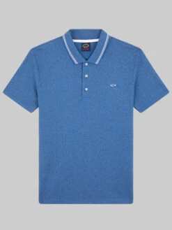 Paul&Shark Polo Piqué Bleu Indigo Paul & Shark Grande Taille