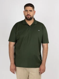 Paul&Shark Polo Pique Kaki Paul & Shark Grande Taille