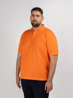 Paul&Shark Polo Pique Orange Paul & Shark Grande Taille