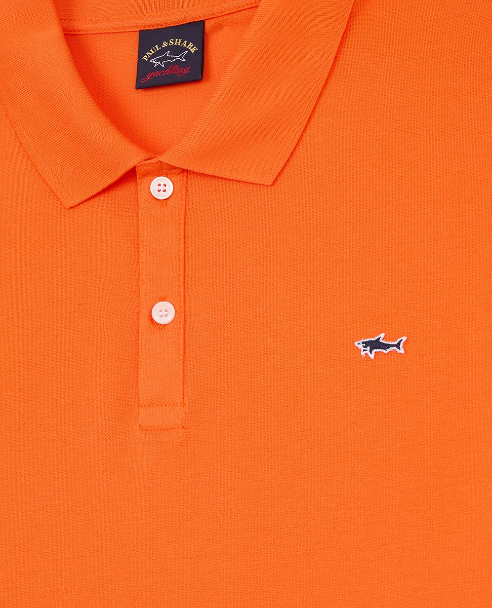Paul&Shark Polo Pique Orange Paul & Shark Grande Taille 6 Paul&Shark Polo Pique Orange Paul & Shark Grande Taille – Image 4