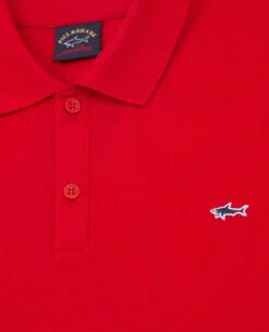 Paul&Shark Polo Pique Rouge Paul & Shark Grande Taille