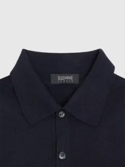 Pull Col Polo Paolo Marine Capel Grande Taille -Capel Boutique pull col polo capel paris grandes tailles marine 2