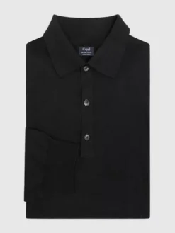 Pull Col Polo Paolo Noir Capel Grande Taille 7 Pull Col Polo Paolo Noir Capel Grande Taille -Capel Boutique pull col polo capel paris grandes tailles noir 1