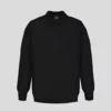 Pull Col Polo Paolo Noir Capel Grande Taille