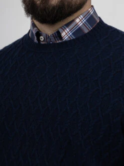 Pull Col Rond Aosta Torsades Capel Grande Taille -Capel Boutique pull col rond aosta torsades capel grande taille 3