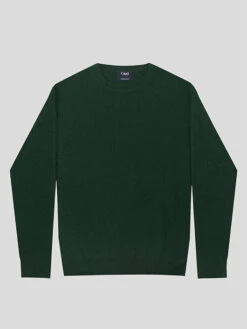 Pull Col Rond Vert Foret Capel Grande Taille