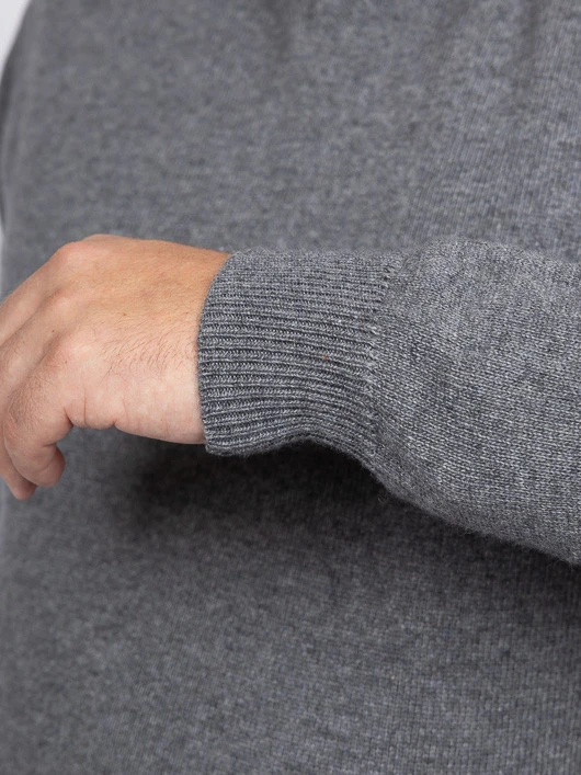 Pull Como Col V Anthracite Capel Grande Taille 4 Pull Como Col V Anthracite Capel Grande Taille – Image 2