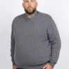 Pull Como Col V Anthracite Capel Grande Taille