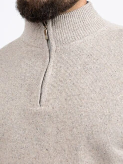 Pull Lino Camionneur Beige Capel Grande Taille -Capel Boutique pull lino camionneur beige capel grande taille 5