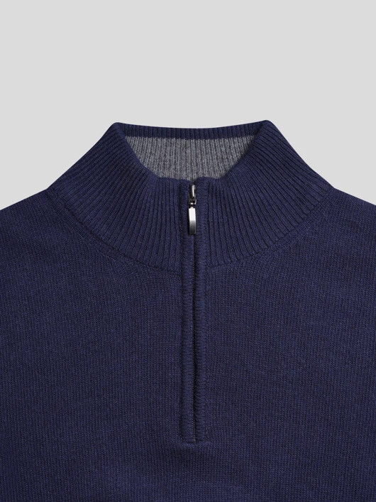 Pull Lino Camionneur Marine Capel Grande Taille 4 Pull Lino Camionneur Marine Capel Grande Taille – Image 2