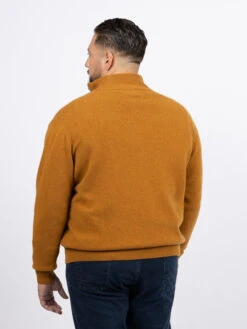 Pull Lino Camionneur Ocre Capel Grande Taille -Capel Boutique pull lino camionneur ocre capel grande taille 2
