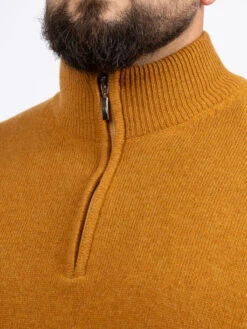 Pull Lino Camionneur Ocre Capel Grande Taille -Capel Boutique pull lino camionneur ocre capel grande taille 3