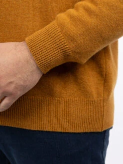 Pull Lino Camionneur Ocre Capel Grande Taille -Capel Boutique pull lino camionneur ocre capel grande taille 4