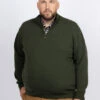 Pull Lino Camionneur Vert Capel Grande Taille