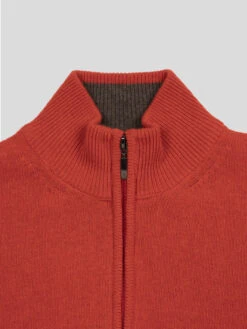 Pull Lino Col Camionneur Orange Capel Grande Taille -Capel Boutique pull lino col camion orange capel grande taille 5