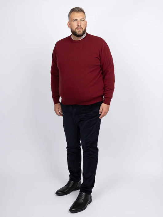 Pull Luca Col Rond Lambswool Capel Grande Taille 4 Pull Luca Col Rond Lambswool Capel Grande Taille – Image 2