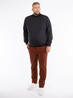 Pull Mérinos Pietro Col Cheminée Anthracite Capel Grande Taille 20 Pull Mérinos Pietro Col Cheminée Anthracite Capel Grande Taille -Capel Boutique pull merinos cheminee capel grandes tailles 4