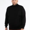 Pull Mérinos Pietro Col Cheminée Noir Capel Grande Taille -Capel Boutique pull merinos cheminee capel grandes tailles 6