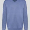 Pull Mérinos Como Col V Bleu Capel Grande Taille -Capel Boutique pull merinos como col v bleu capel grande taille