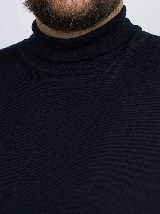 Pull Mérinos Pio Col Roulé Capel Grande Taille 5 Pull Mérinos Pio Col Roulé Capel Grande Taille – Image 3