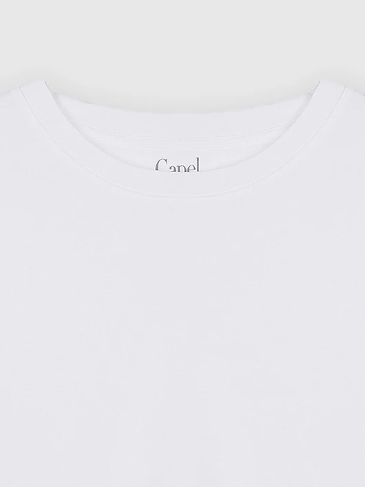 Tee-shirt Louis Blanc Col Rond Capel Grande Taille 6 Tee-shirt Louis Blanc Col Rond Capel Grande Taille – Image 4