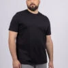 Tee-shirt Louis Col Rond Noir Capel Grande Taille