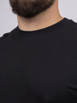 Tee-shirt Louis Col Rond Noir Capel Grande Taille 12 Tee-shirt Louis Col Rond Noir Capel Grande Taille -Capel Boutique tee shirt louis col rond noir capel grande taille 4