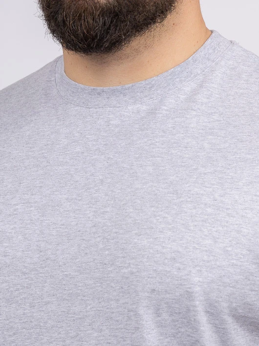 Tee-shirt Louis Gris Col Rond Capel Grande Taille 7 Tee-shirt Louis Gris Col Rond Capel Grande Taille – Image 5