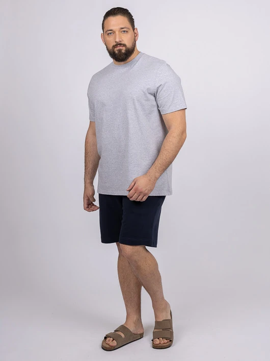 Tee-shirt Louis Gris Col Rond Capel Grande Taille 8 Tee-shirt Louis Gris Col Rond Capel Grande Taille – Image 6