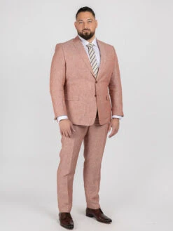 Veste Terracotta En Lin Capel Grande Taille -Capel Boutique veste terracotta en lin capel grande taille 2