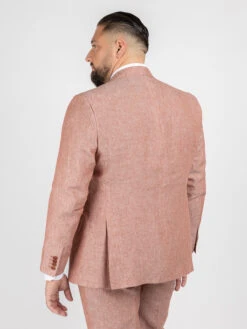 Veste Terracotta En Lin Capel Grande Taille -Capel Boutique veste terracotta en lin capel grande taille 9